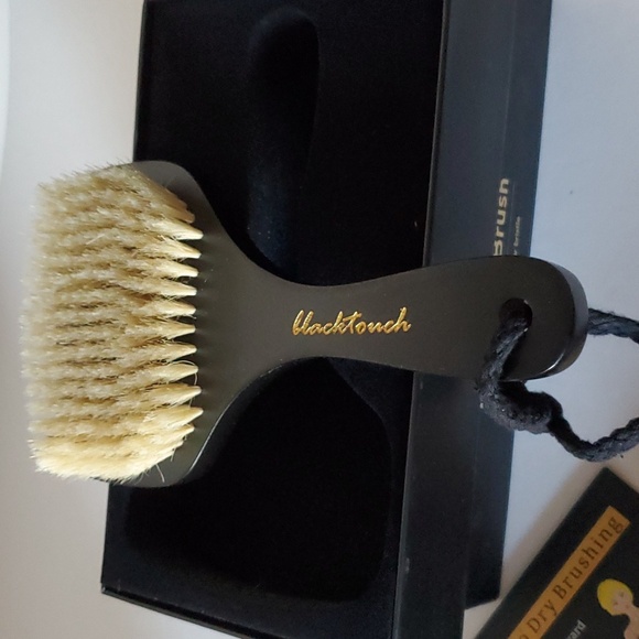 New Black Touch Dry Body Brush - Picture 5 of 8